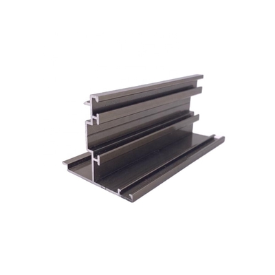 Moderne ontwerp aangepaste kleur geanodiseerde AL profielen 6063 Venster aluminium profiel