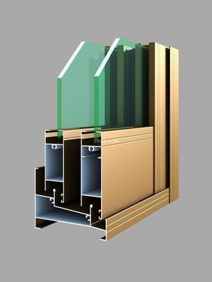 Aluminiumprofiel voor ramen en deuren, met een dikte van 0,8 mm-2,0 mm