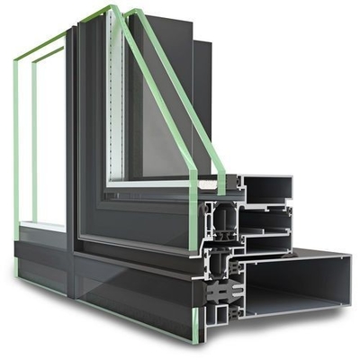 Mill Finish Aluminium Extrusion Profiles voor ramen en deuren Voldoen aan GB Standard Shengxin