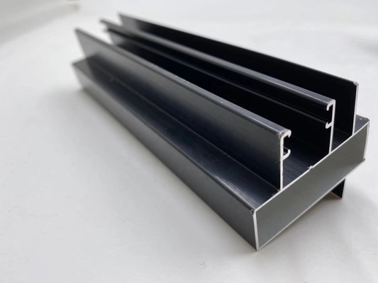 Zwarte geanodiseerde matte aluminiumprofiel voor de Peruaanse markt