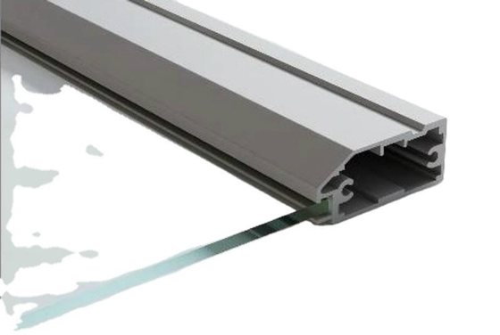 Schuifruimte Aluminium geextrudeerd profiel in molen afwerking op verzoek van de klant