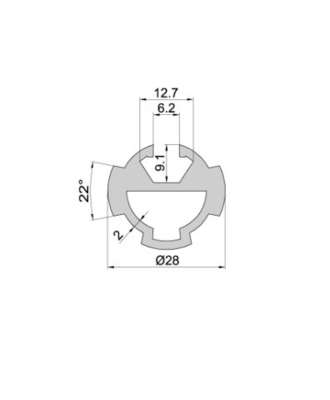 Temperatuur T3-T8 Persoonlijke extrusie Zilveren anodiserend industrieel aluminiumprofiel