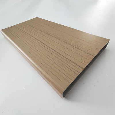 Op maat gemaakte houtkorrel aluminium vierkant buis aluminium extrusieprofielen voor materialen