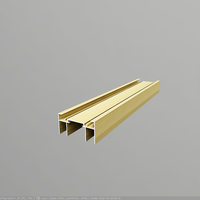 Aluminiumprofielen voor extrusie Transportgereedschap Tolerantie ± 1% voor ramen en deuren