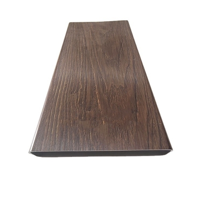 3D hout coating afwerking voor houten kast deur gemaakt van 6063 6061 aluminium legering
