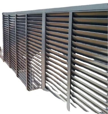 Aluminium verstelbaar luwwerend systeem voor buitenshuis