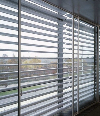 Aluminium rolblind Pelmets extrusieprofiel met perforatie van boven