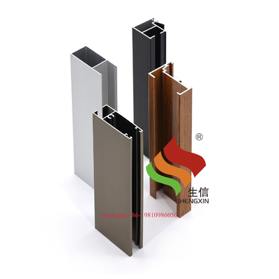 6061 6063 Aluminium profiel legering rollende deur sectie met certificaat van Shengxin