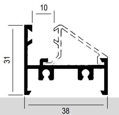 Colombia Series7038 5020 3831 744 8025 Shengxin 6063 T5 Aluminium extrusieprofielen voor deuren