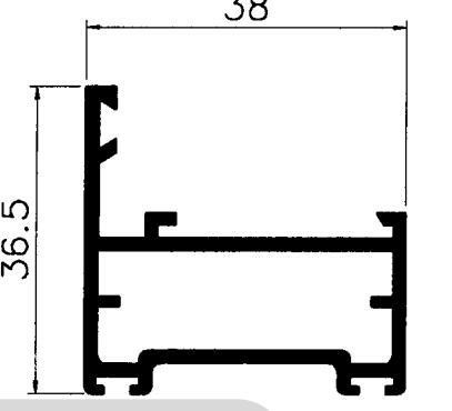 Colombia Series7038 5020 3831 744 8025 Shengxin 6063 T5 Aluminium extrusieprofielen voor deuren