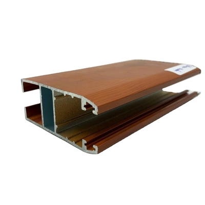 Shengxin Venster Frame Extrusion Aluminium Profiel met Houten Korrel Lengte 5.8-6.0M