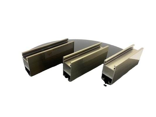 Poedercoating Vierkante aluminiumprofiel voor ramen en deuren GB5237-2008 Standard