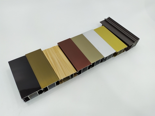 T3-T8 Profielen voor extrusie van gehard aluminium voor vierkante raam- en raamruimtes