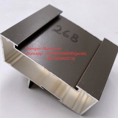 28 30.5 38 Casement Zuid-Afrika Vensterdeur Aluminiumprofiel voor legering 6063 Aluminium