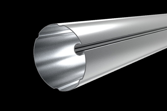 5.8-6.0M Lengte Aluminium Keder Rail voor tent frame Corrosiebestendig Mill Finish