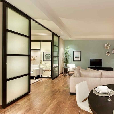 Aluminiumprofiel voor deur-venster 6000-serie interieur schuifglas muurframe