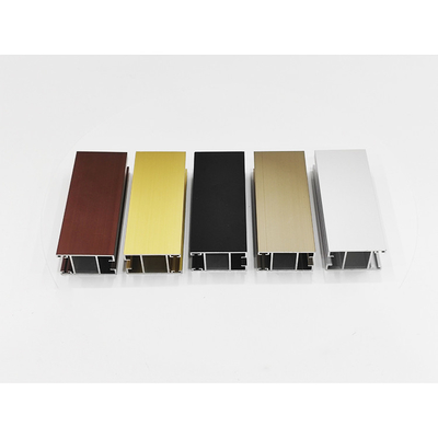 Hoek aluminium extrusieprofiel voor dunne thermische breuk schuifdeur scherm frame