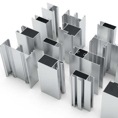 6061/6060/6063/6082 Alloy Square Aluminium Profile voor deuren en ramen