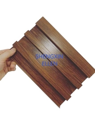 Aluminium leisteen met hout effect verf Perfecte combinatie van sterkte en stijl