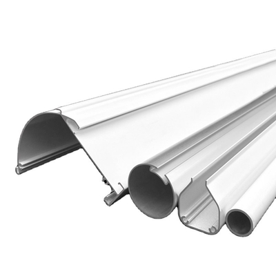 Door-venster aluminium blinde rolluchter met aluminium profiel gordijn spoor