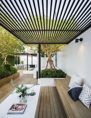 6000-serie Shengxin aluminium dakprofielen voor buitenshuis aluminium pergola