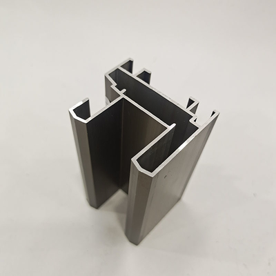 Polen Glas voorkeukenkasten deuren met geanodiseerde geborstelde aluminium profielen OEM