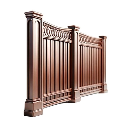 6063-T5 Frame Wood Pattern Building Aluminium extrusie met druk- en trekopening