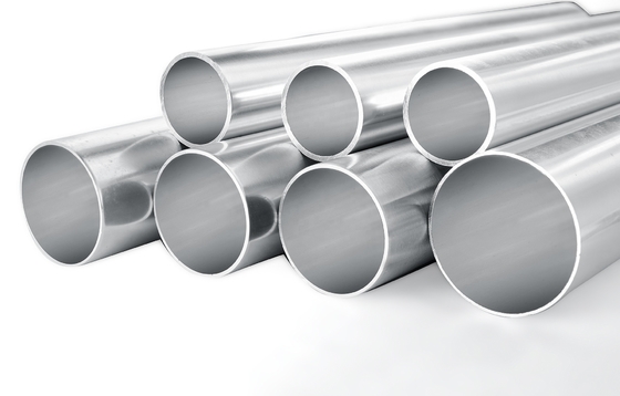 Circular Tube Extrusion Aluminium Profile in aangepaste lengte met aangepaste kleuren