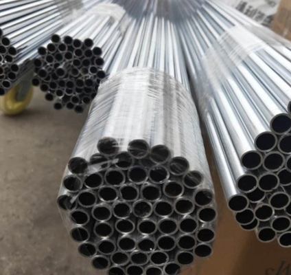 Circular Tube Extrusion Aluminium Profile in aangepaste lengte met aangepaste kleuren