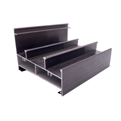 Gebouwbouw Venster en deur Aluminiumprofiel Custom Silver Anodizing Extrusion