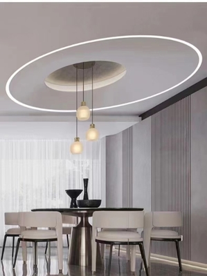 Custom aluminium profiel voor LED-verlichtingsstrook 6063 T3-T8 1m 2m 3m Voldoen aan GB-standaard