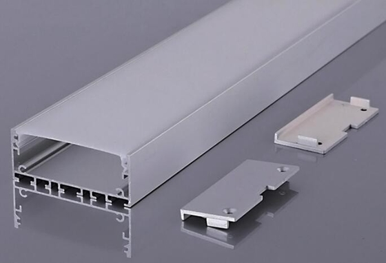 Custom aluminium profiel voor LED-verlichtingsstrook 6063 T3-T8 1m 2m 3m Voldoen aan GB-standaard
