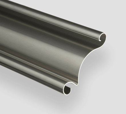 Op maat gemaakte sliver aluminium keder rails spoor voor de klant's Requst 0.8mm-2.0mm dikte