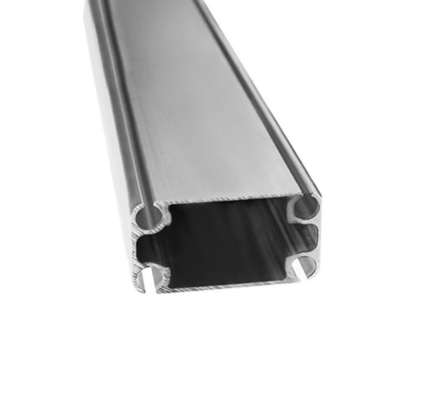 Op maat gemaakte sliver aluminium keder rails spoor voor de klant's Requst 0.8mm-2.0mm dikte