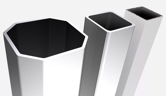Op maat gemaakte sliver aluminium keder rails spoor voor de klant's Requst 0.8mm-2.0mm dikte
