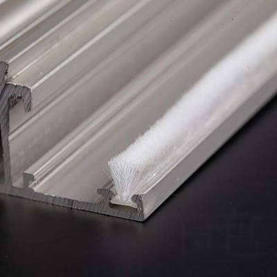 Leger of niet is legering stofbestendige weerstrook industriële aluminiumprofielen strookborstel
