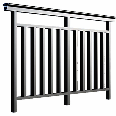 Decoratie Aluminium balkonrail van de serie Grade 6000 voor loopbruggen en terrassen