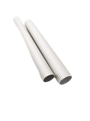 Elektroforese houtgraan aluminium profielen voor champagne kleur aluminium hek post