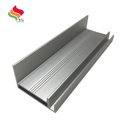 Houten graan 6063 6061 Aluminiumlegering Persoonlijke extrusieprofielen voor ramen en deuren