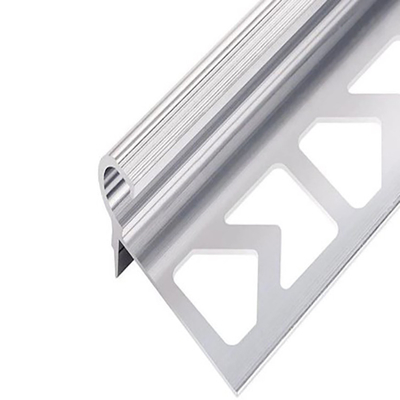 2023 Shengxin Bright Silver Aluminium Decorative Stair Nosing Profiles voor vloerbekleding