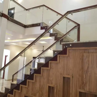 Aluminium-extrudeerde profielen voor het anodiseren van U-kanaalglasrailingen voor balustrades zonder raam