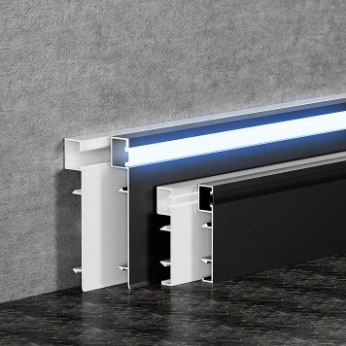 GB5237-2008 Standaard aluminium profiel voor LED-basebordvloerskirting