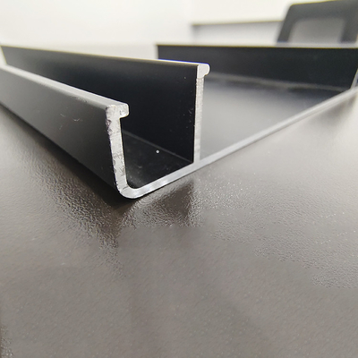 Gepersonaliseerde kleur 6063 geanodiseerd aluminium frame profiel voor ramen en deuren systeem