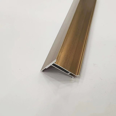 Decoratie Shengxin Matt Zilver geanodiseerde metaalvloer Transitie T-vorm Aluminium tegel trim voor keramiek