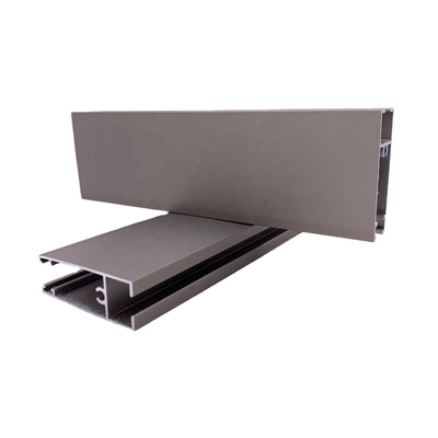 6000-serie Extrusie aluminium legering zilver Anodiserend kantoor bureau Aluminium profielen