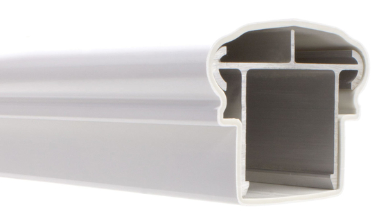 6000-serie Extrusie aluminium legering zilver Anodiserend kantoor bureau Aluminium profielen
