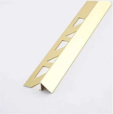 Ronde vorm van tegel Hoek Trim Aluminium met aangepaste kleur en precisie snijden