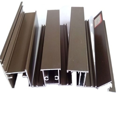 Gepolijste aluminiumprofiel voor ramen en deuren Houten graanpoedercoating Anodisatie