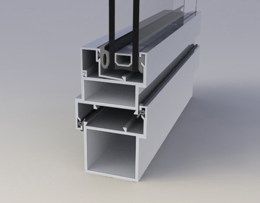 Aluminium-extrusie Industrieel aluminium profiel voldoet aan GB-standaardlengte 5,8-6,0M