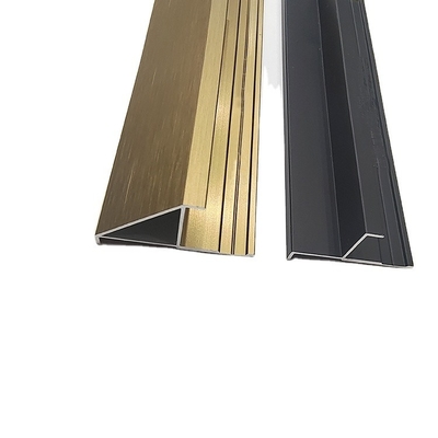 Gepersonaliseerd U-kanaal aluminiumprofiel voor houten vloer 6063 kwaliteit monsters of tekeningen